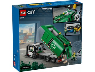 Set de constructie LEGO City 60495 Camion de reciclare, jucarie de construit
