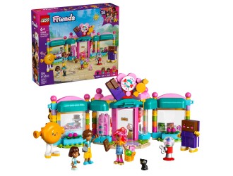 Set de constructie LEGO Friends 42649 Magazin de dulciuri Heartlake City, jucarie de construit