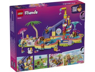 Set de constructie LEGO Friends 42676 Zi distractiva la parcul acvatic, jucarie de construit