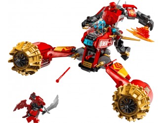 Set de constructie LEGO Ninjago 71830 Motocicleta robot furtuna a lui Kai, jucarie de construit