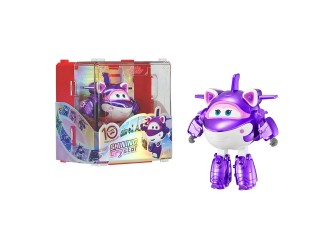 Figurina Transformabila Super Wings Shining Crystal, Avion si Robot, 13 cm