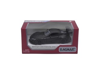 Macheta auto metalica Toyota GR Supra Racing Concept Kinsmart KT5421W, scara 1:36, cu usi care se deschid, Negru