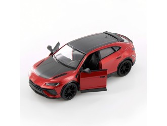 Macheta auto metalica Lamborghini Urus Performante Kinsmart KT5447W, scara 1:40, cu usi care se deschid, Rosu