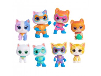 Figurina surpriza de colectie Disney SuperKitties Sparks, mini figurina pisica supererou, capsula mystery
