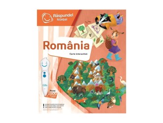 Carte interactiva Raspundel Istetel Romania peste 3000 de sunete informatii si teste (6+ ani)
