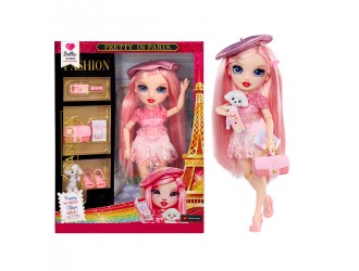  Papusa cu accesorii Bella Parker, Rainbow High seria Pretty in Paris, 26 cm