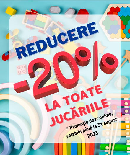 Reducere 20% toată luna August!